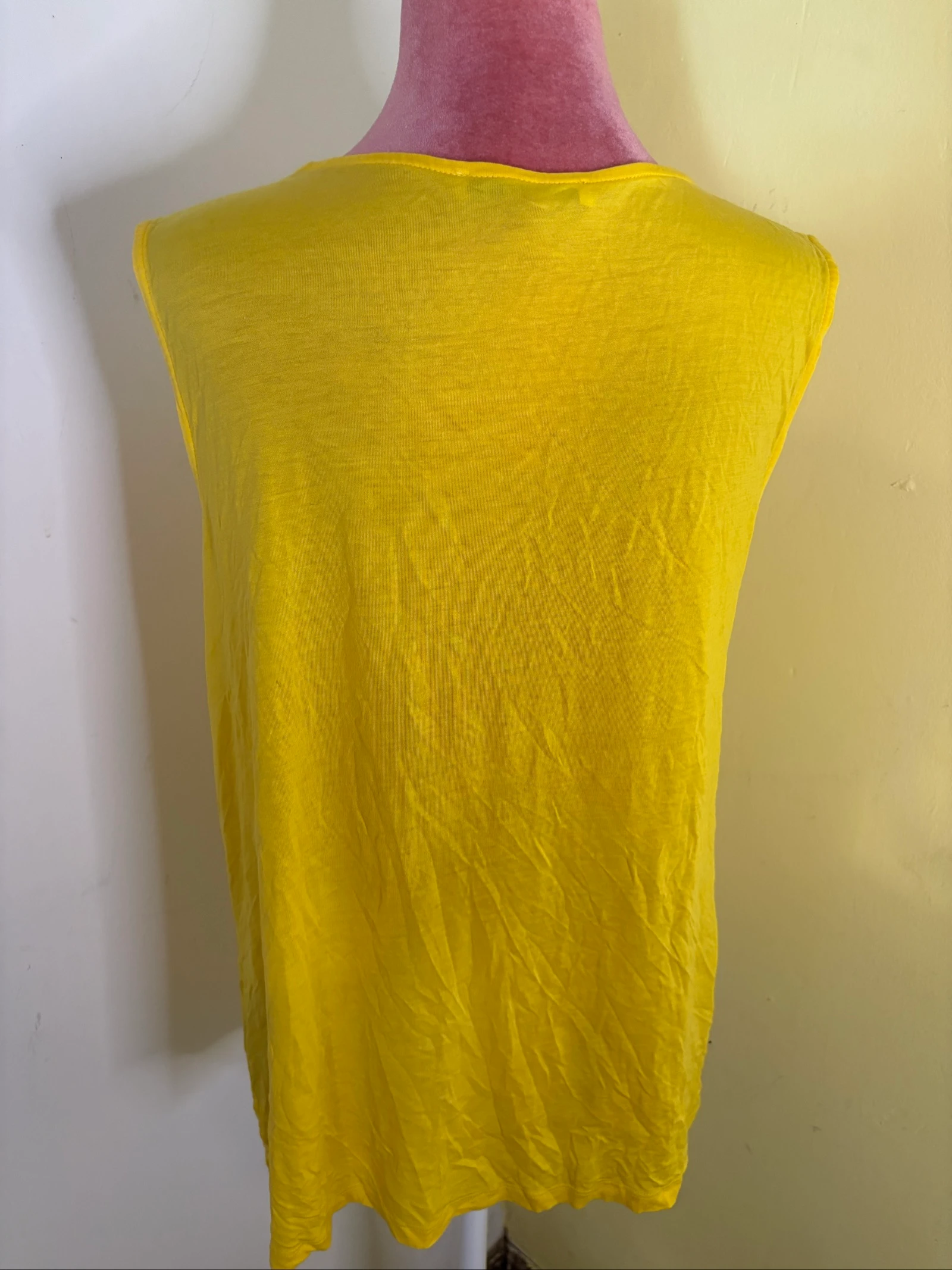 Top Sem Mangas com Franzido Lateral Drapeado  – photo 3